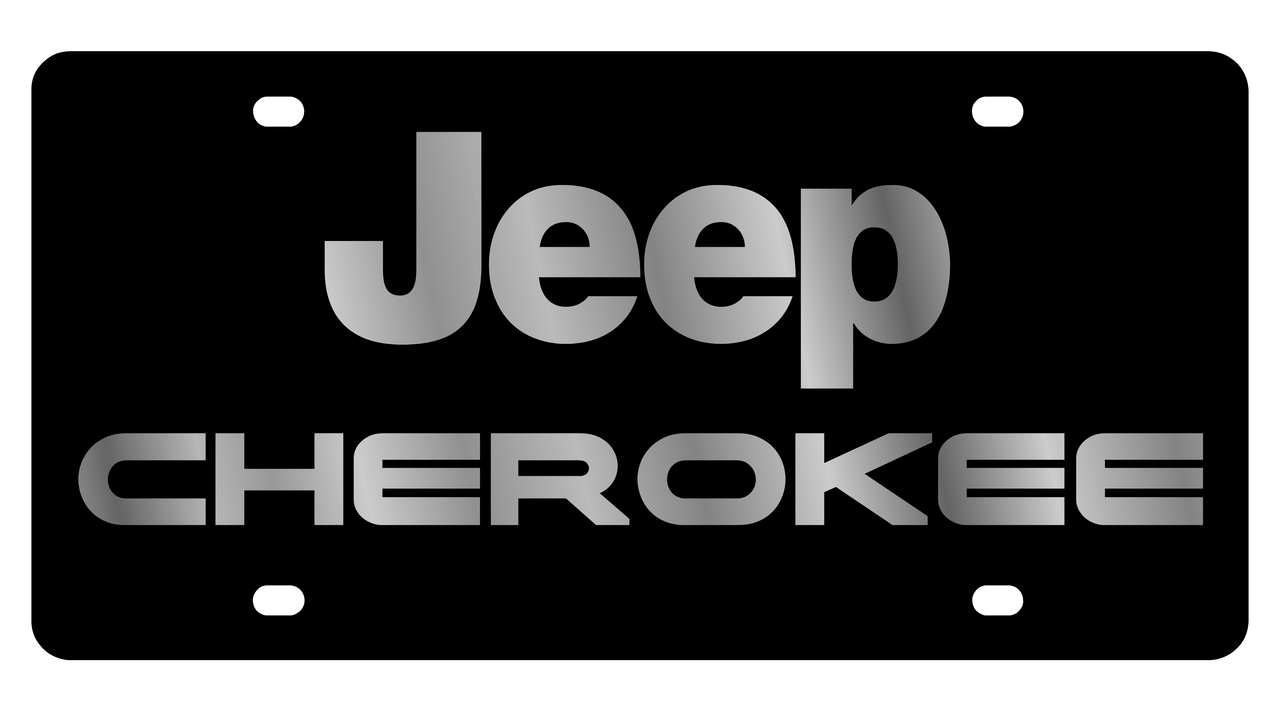 Jeep Cherokee Carbon Steel License Plate