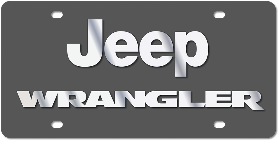 Jeep Wrangler Carbon Steel License Plate