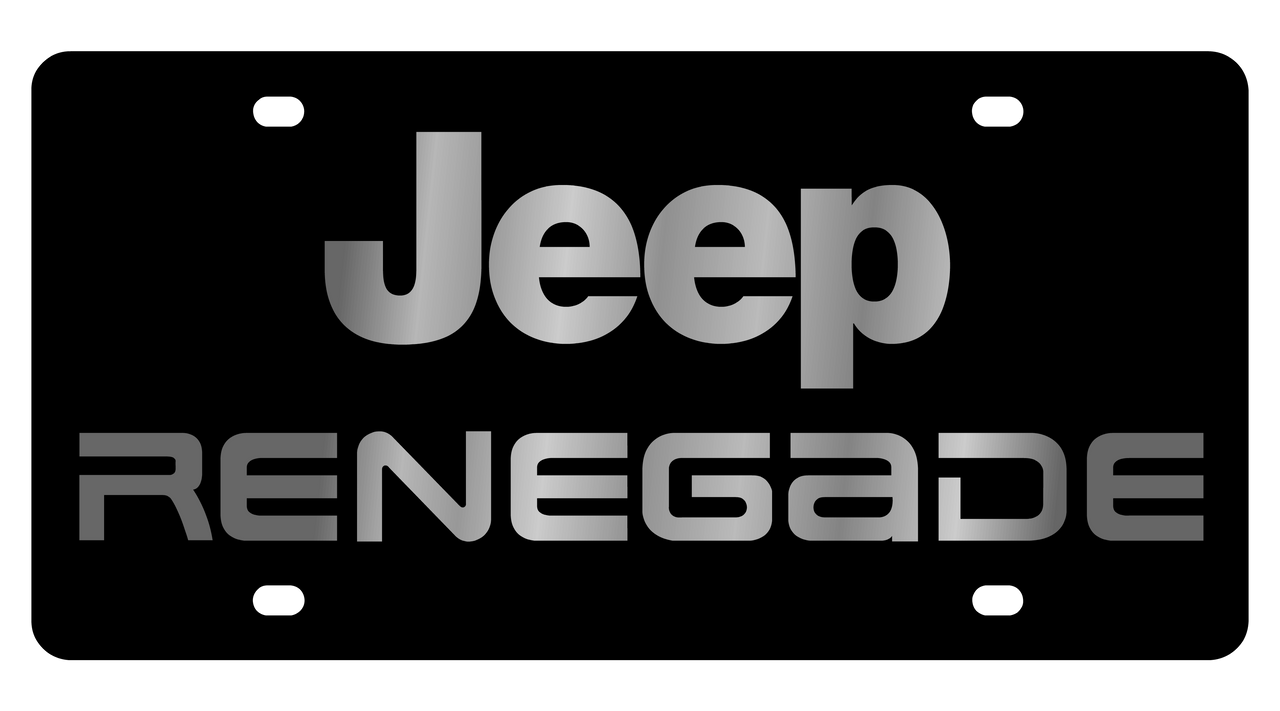 Jeep Renegade Carbon Steel License Plate