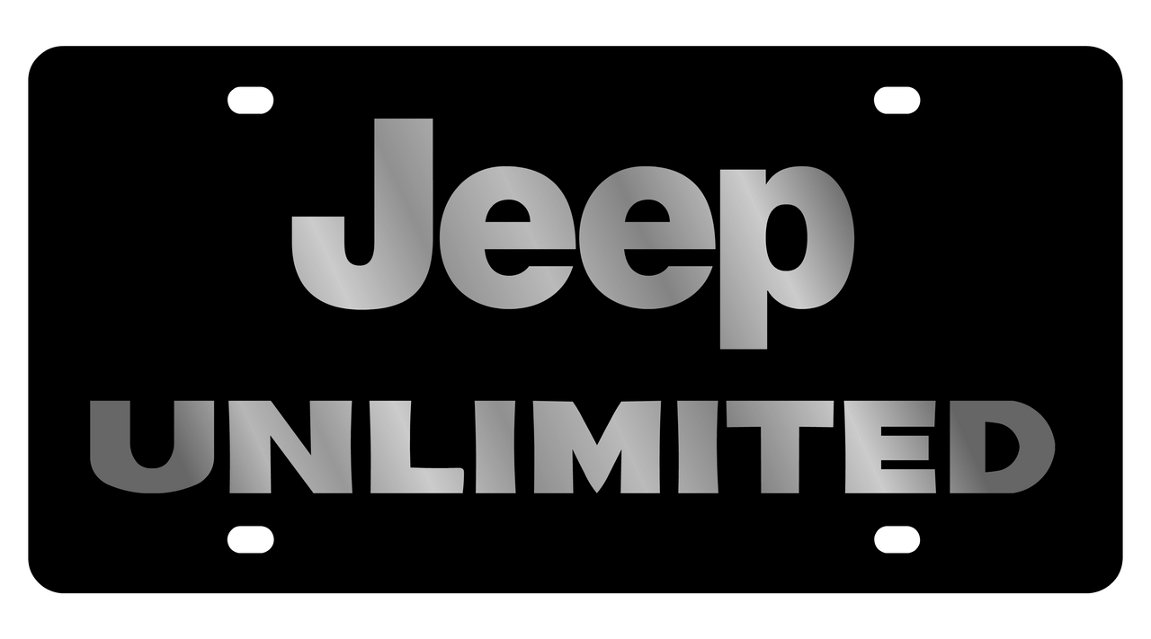 Jeep Unlimited Carbon Steel License Plate