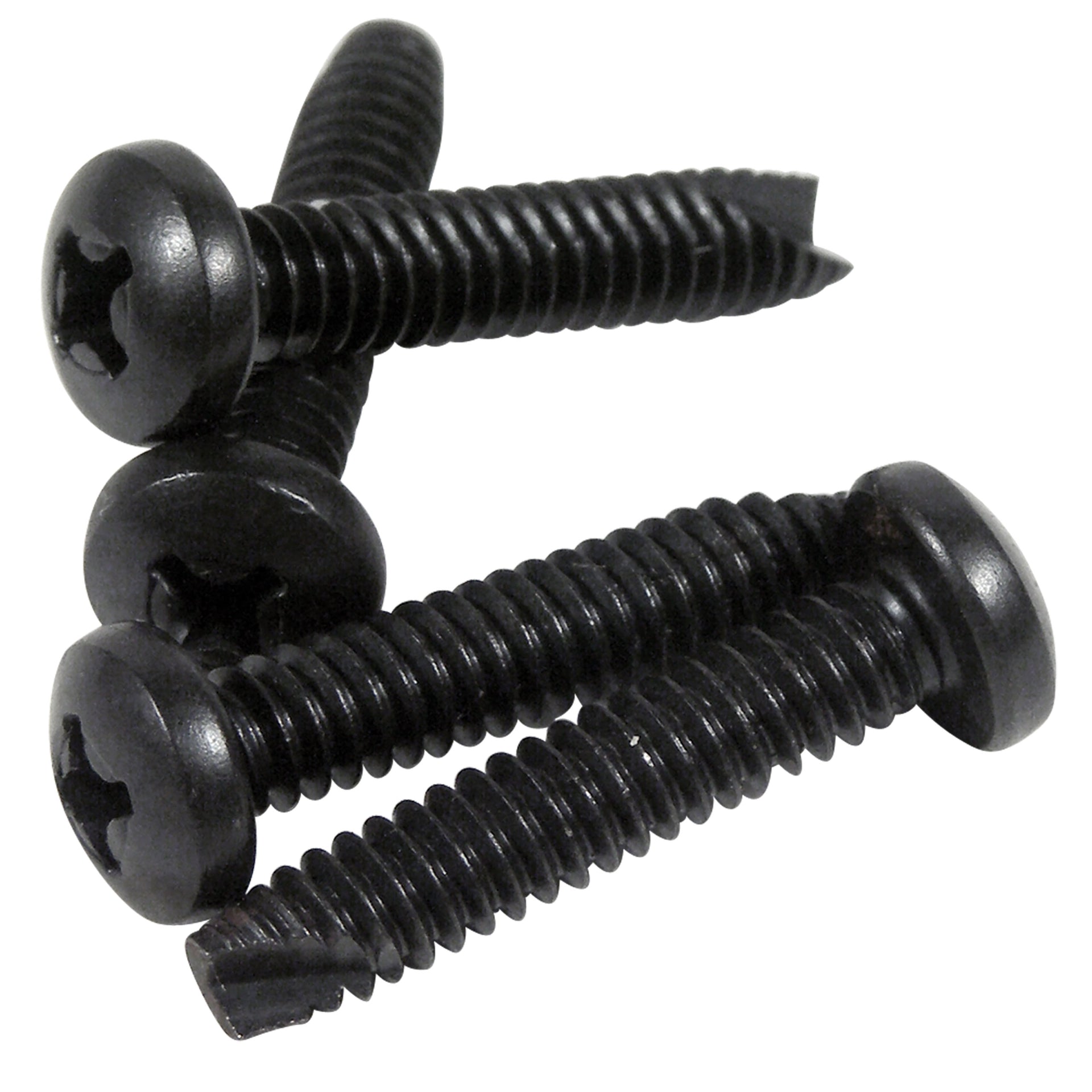 1965-1977 Corvette Interior Door Pull Handle Screw Set - 4pc - Black - CA-34678-Corvette-Store-Online