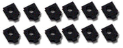 1963-1967 Corvette Rocker Panel Support U-Nuts. 12 Piece Set - CA-34701-Corvette-Store-Online