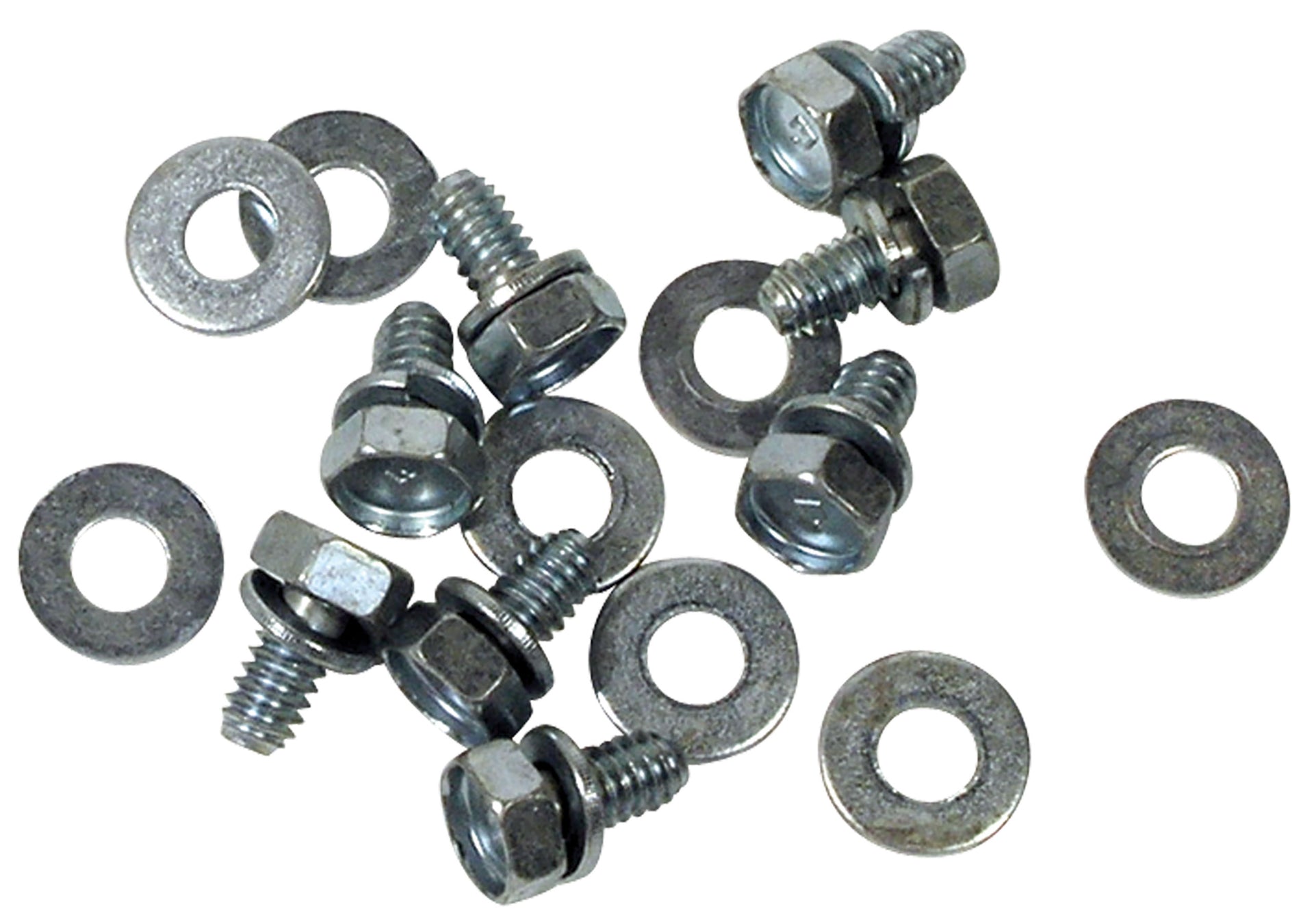 1963-1967 Corvette Headlight End Plate Mount Screws. 8 Piece - CA-34734-Corvette-Store-Online