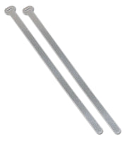 1963-1963 Corvette Heater Hose Straps. Aluminum W/O Air Conditioning - CA-34902-Corvette-Store-Online
