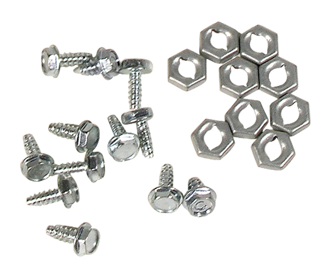 1963-1967 Corvette Gauge Cluster Rear Case Screws. 12 Piece Set - CA-34926-Corvette-Store-Online