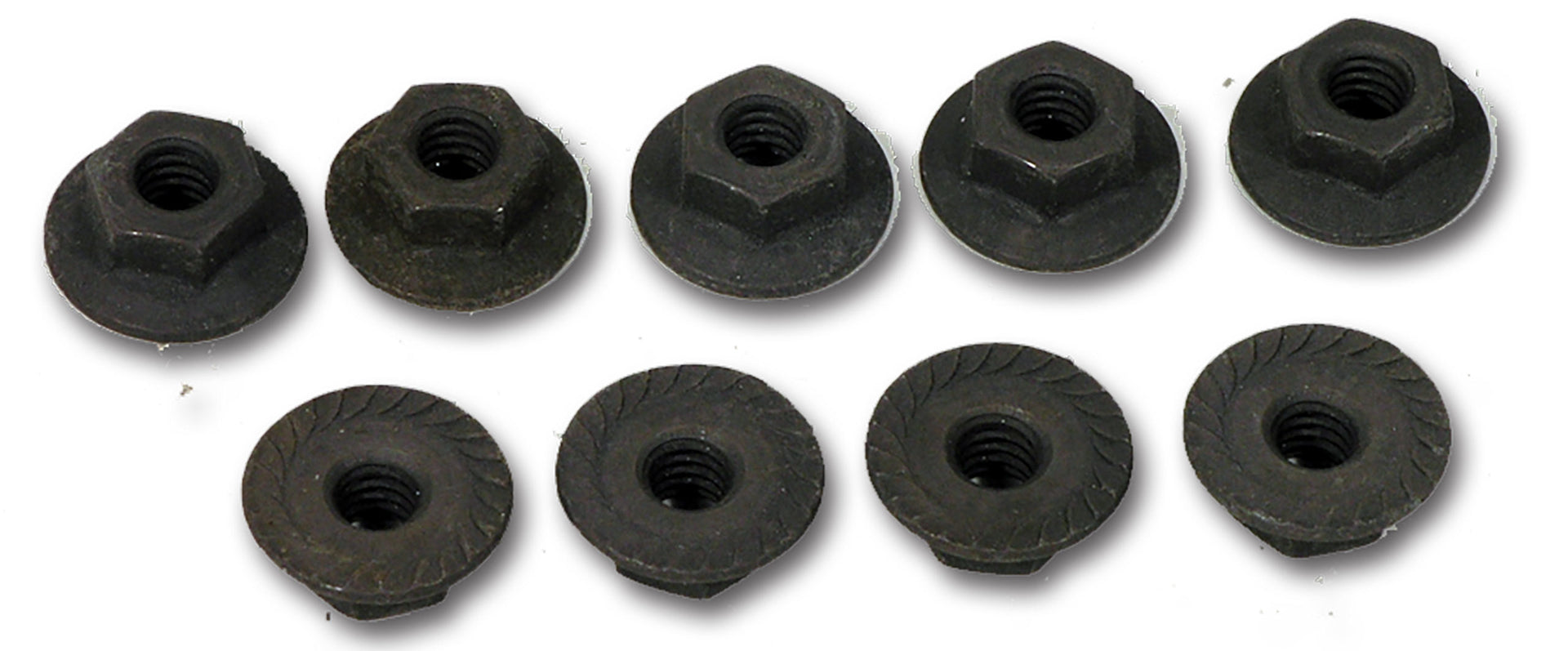 1963-1967 Corvette Outer Heater Box Cover Nuts. W/Air Conditioning 9 Piece - CA-35052-Corvette-Store-Online