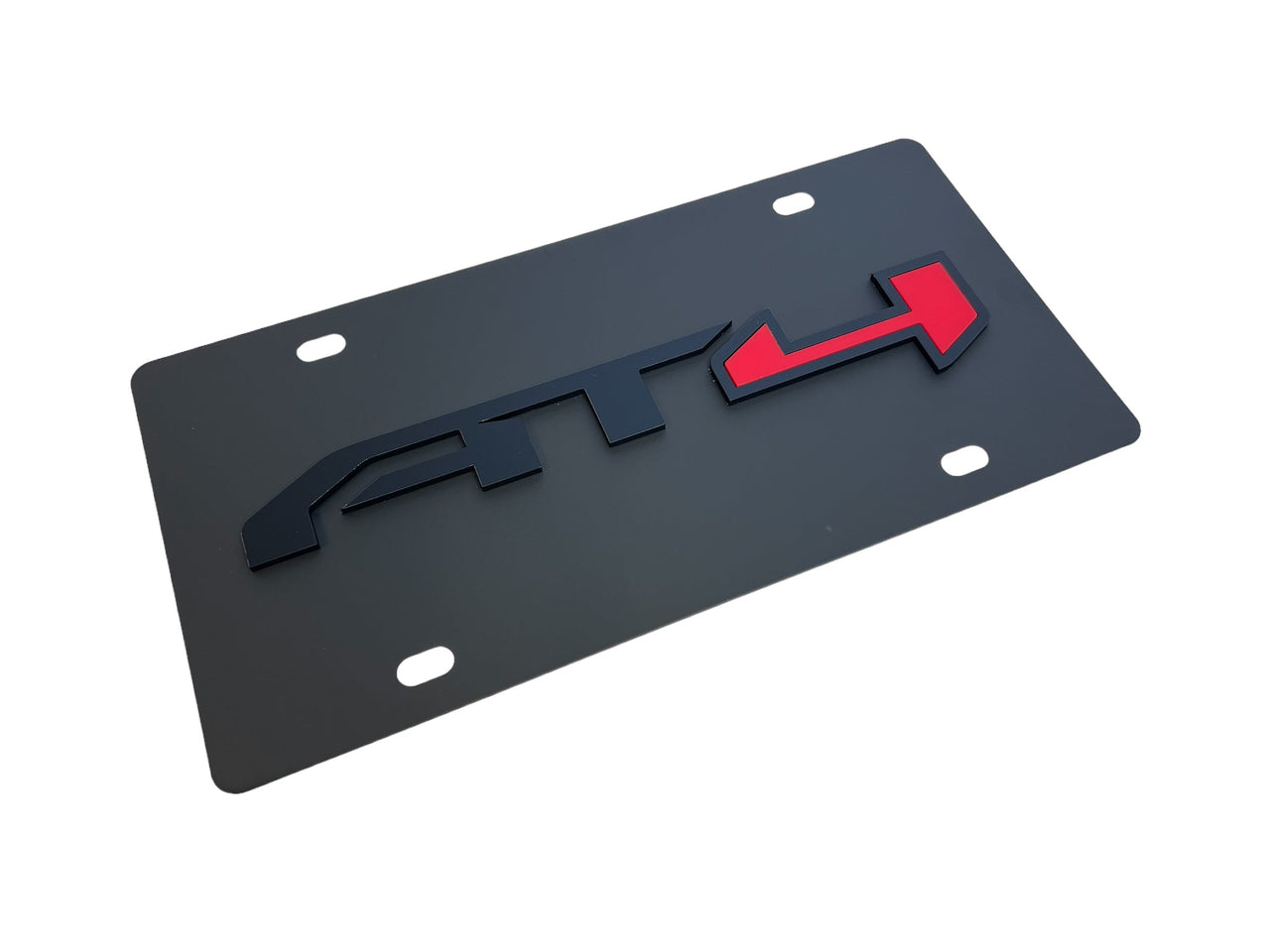 GMC AT4 Carbon Steel License Plate
