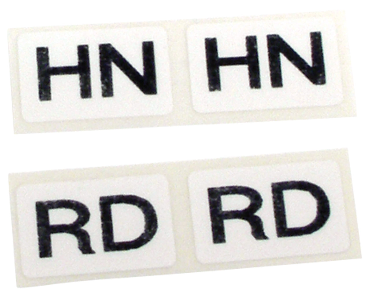 1975-1975 Corvette Labels. Shock Heavy Duty Suspension 4 Piece Set - CA-36468-Corvette-Store-Online