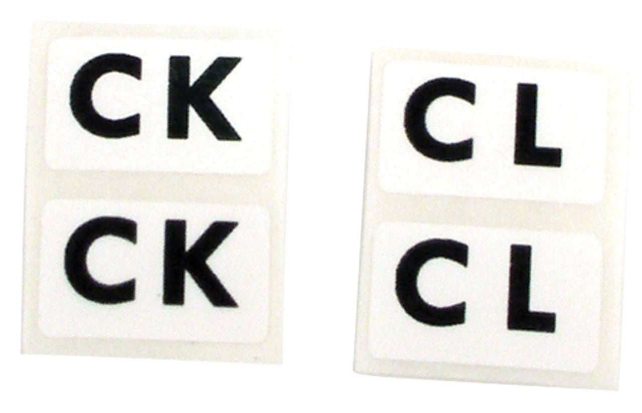 1976-1977 Corvette Labels. Shock Heavy Duty Suspension 4 Piece Set - CA-36470-Corvette-Store-Online