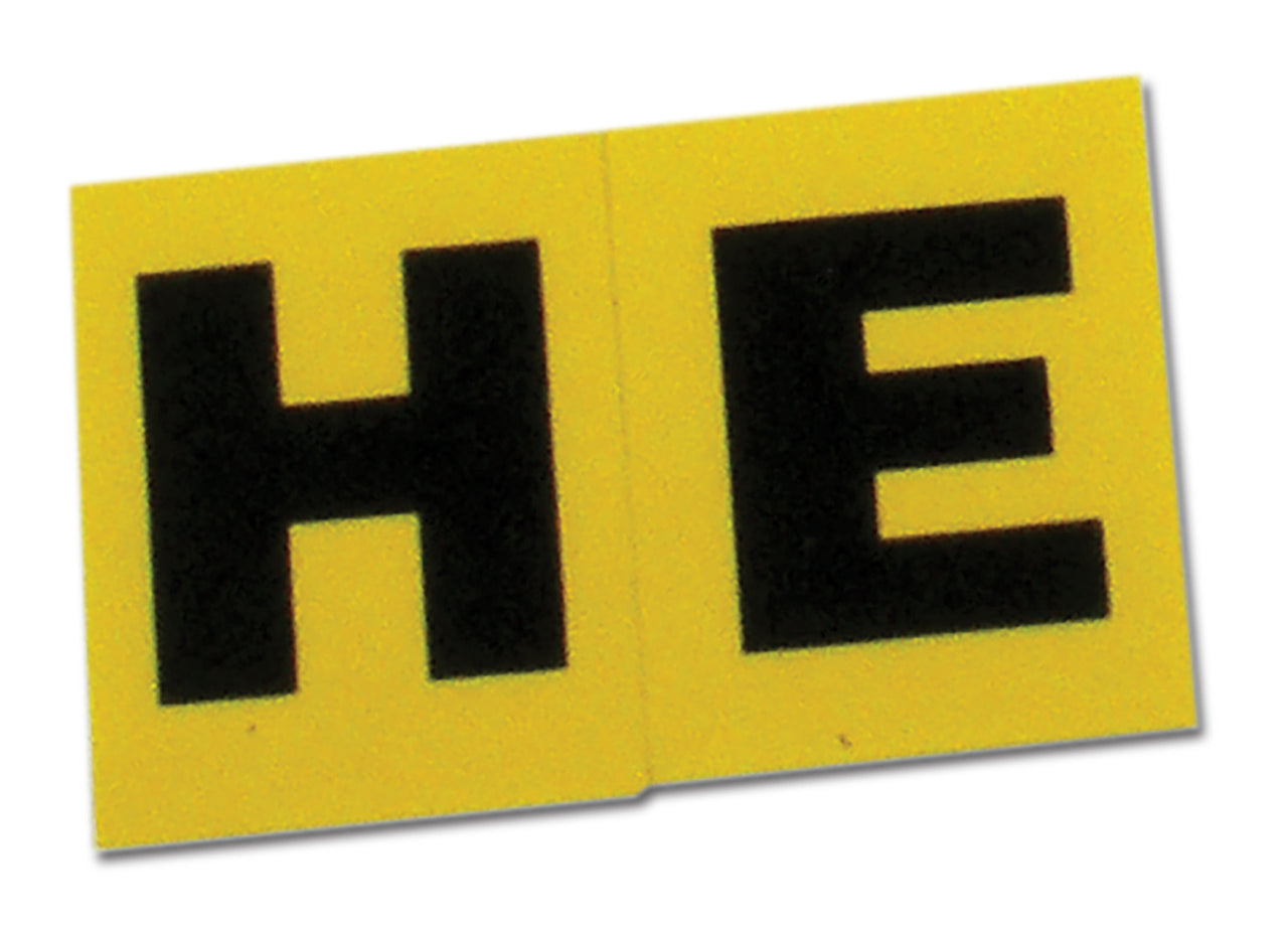 1966-1968 Corvette Decal. Valve Cover Engine Code-HE-300HP Manual - CA-36474-Corvette-Store-Online