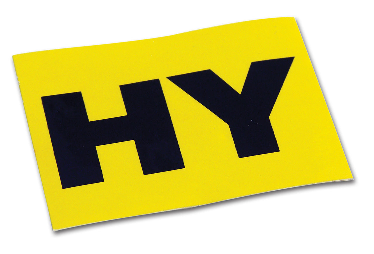 1969-1969 Corvette Decal. Valve Cover Engine Code-HY - CA-36485-Corvette-Store-Online