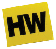 1969-1969 Corvette Decal. Valve Cover Engine Code-HW - CA-36487-Corvette-Store-Online