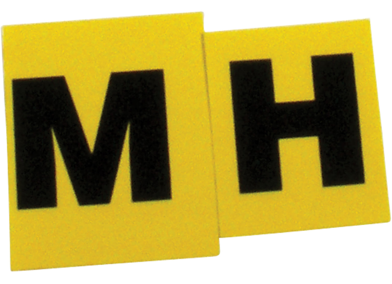 1969-1969 Corvette Decal. Valve Cover Engine Code-MH - CA-36499-Corvette-Store-Online