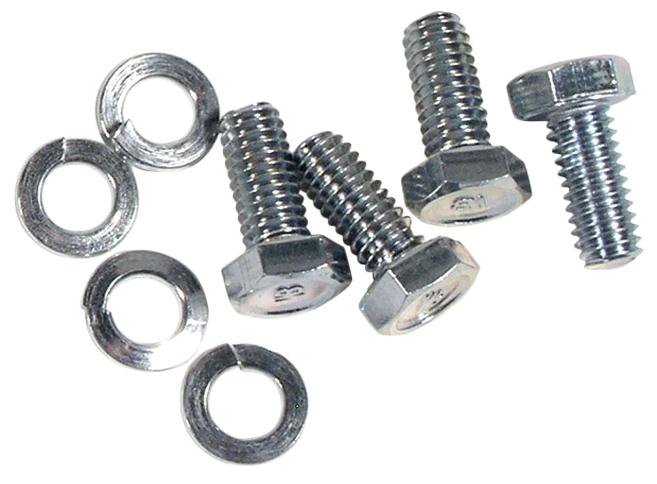 1966-1967 Corvette Fan Shroud Bolt & Washer Set. WB Headmark - 4 Piece - CA-37006-Corvette-Store-Online