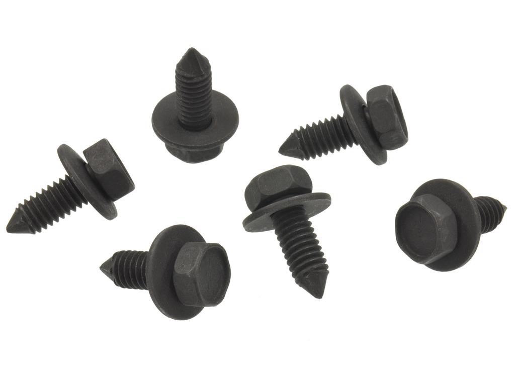 1969-1973 Corvette Fan Shroud Bracket Bolt Set Upper - 6 Piece - CA-37007-Corvette-Store-Online