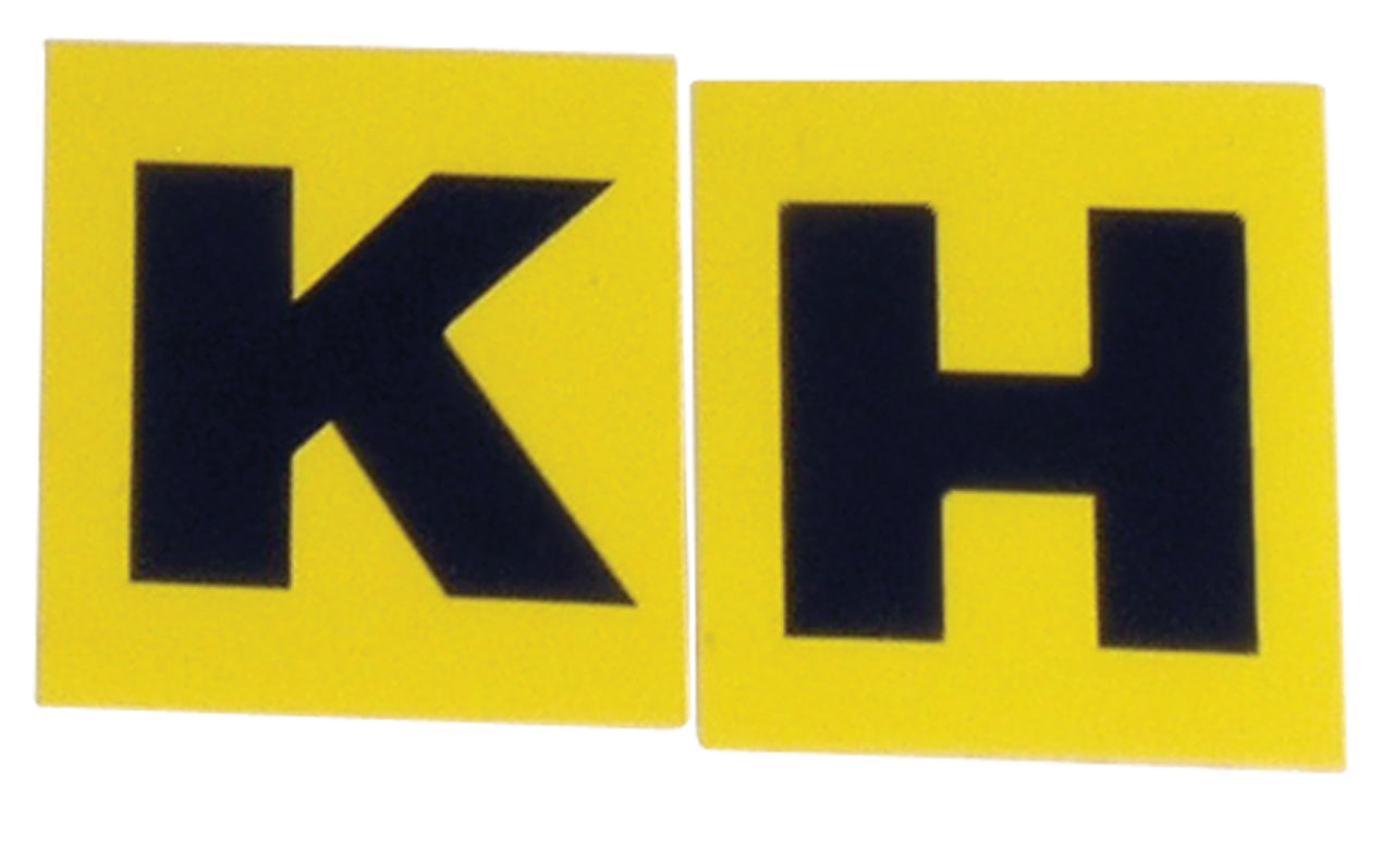 1966-1967 Corvette Decal. Valve Cover Engine Code-KH - CA-37076-Corvette-Store-Online