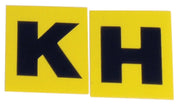 1966-1967 Corvette Decal. Valve Cover Engine Code-KH - CA-37076-Corvette-Store-Online