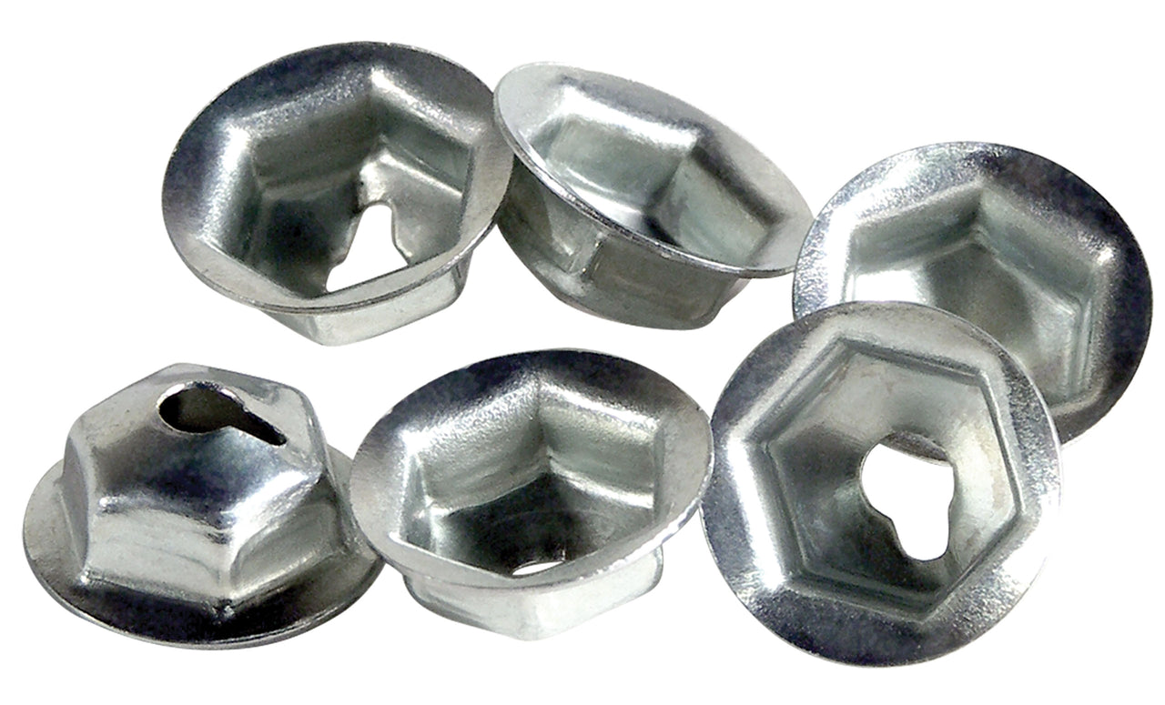 1963-1967 Corvette Windshield Top Molding Retainer Nuts. Convertible 6 Piece - CA-37202-Corvette-Store-Online