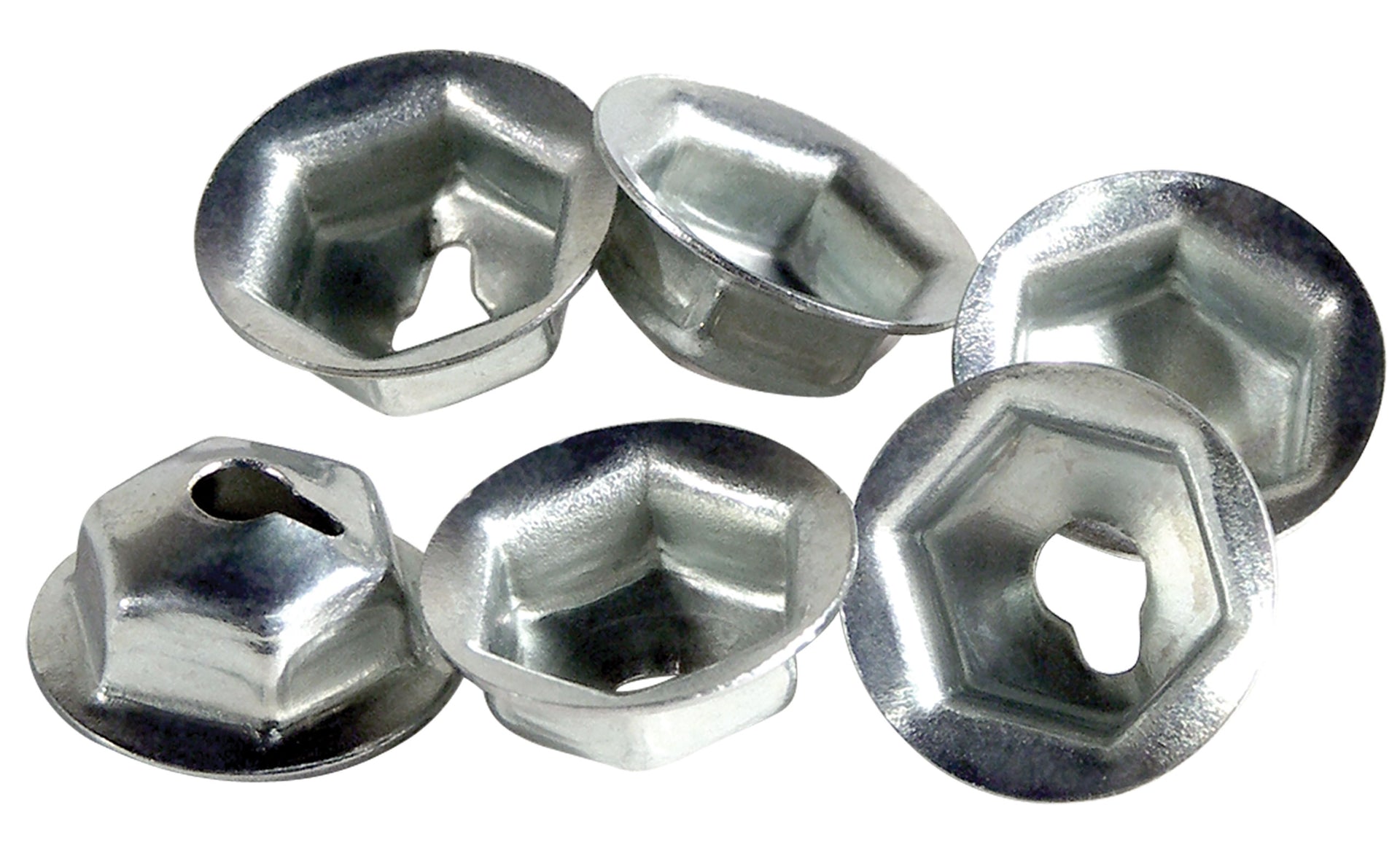 1963-1967 Corvette Windshield Top Molding Retainer Nuts. Convertible 6 Piece - CA-37202-Corvette-Store-Online