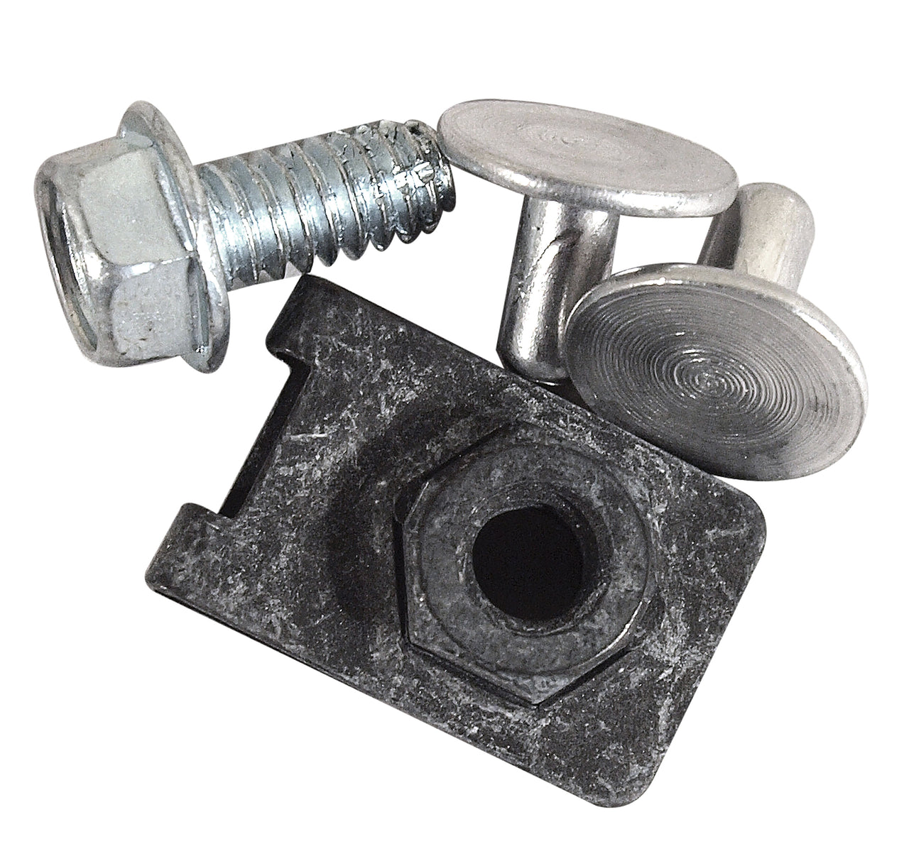 1968-1975 Corvette Splash/Heat Shield Bracket Hardware Kit. - CA-37638-Corvette-Store-Online