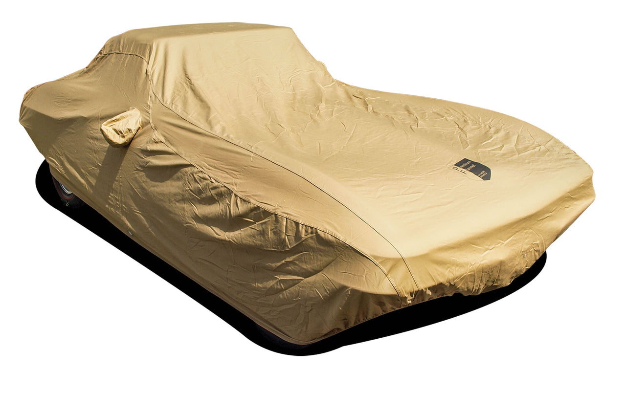 1963-1967 Corvette Premium Flannel Indoor Car Cover - Tan-4015-Corvette-Store-Online