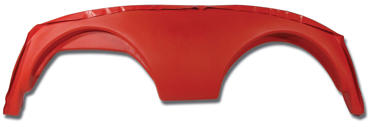 1958-1958 Corvette Dash Pad Speaker Delete Red-402602-Corvette-Store-Online