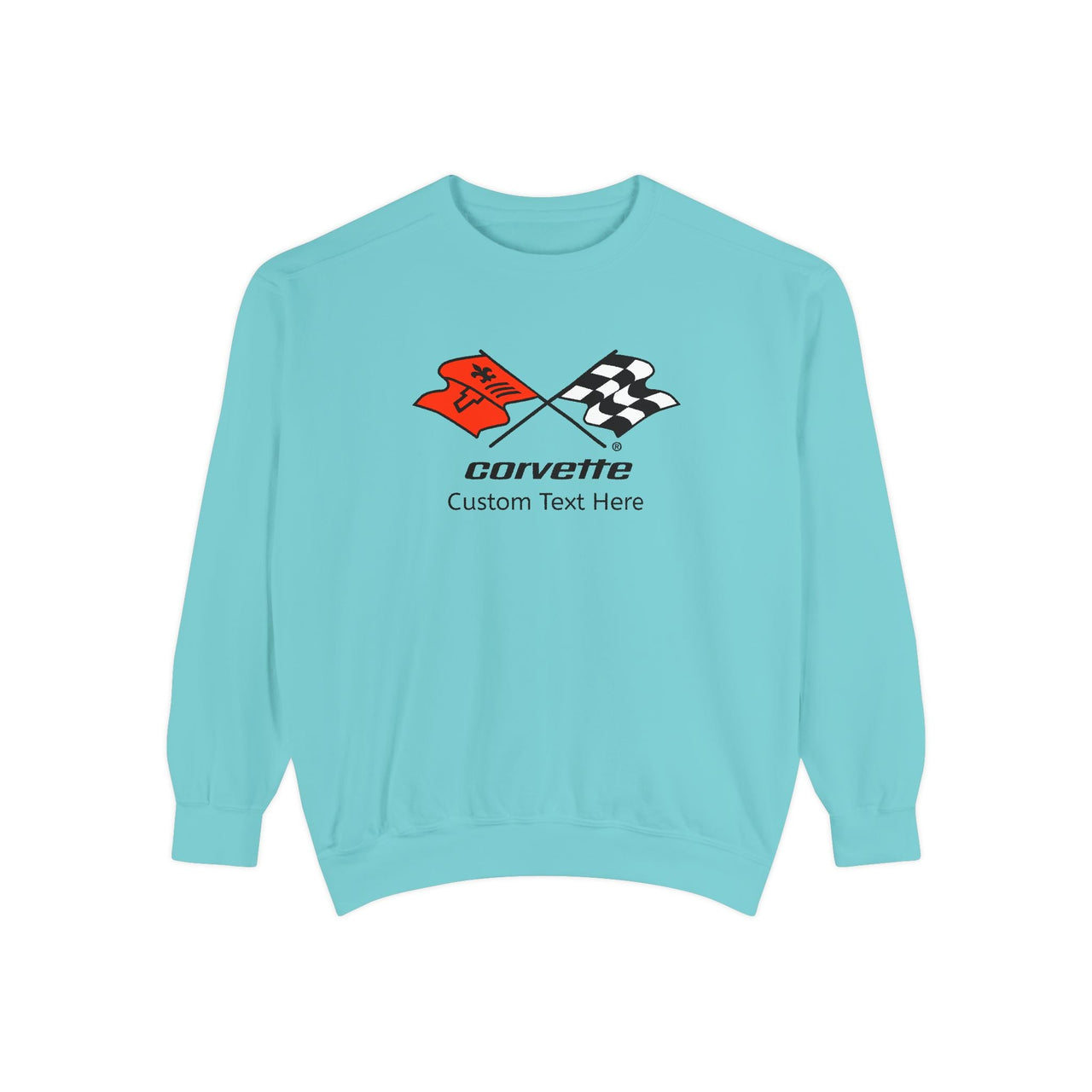 Personalized C3 Corvette Comfort Colors® Unisex Garment-Dyed Premium Sweatshirt, Cotton Blend, Relaxed Fit, Chevrolet Car Lovers, Chevy Fans, Official Licensed Apparel, Ideal Custom Gift for Him or Her