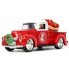 '41 Ford Pickup Truck and '57 Chevy Bel Air with Santa Figure 1/32 Diecast Model Cars