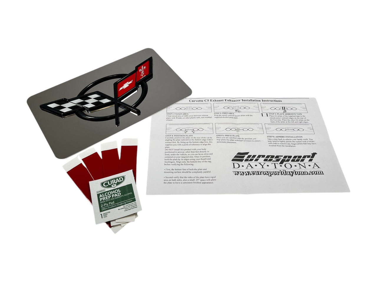 Steel C5 Rear Enhancer with Logo