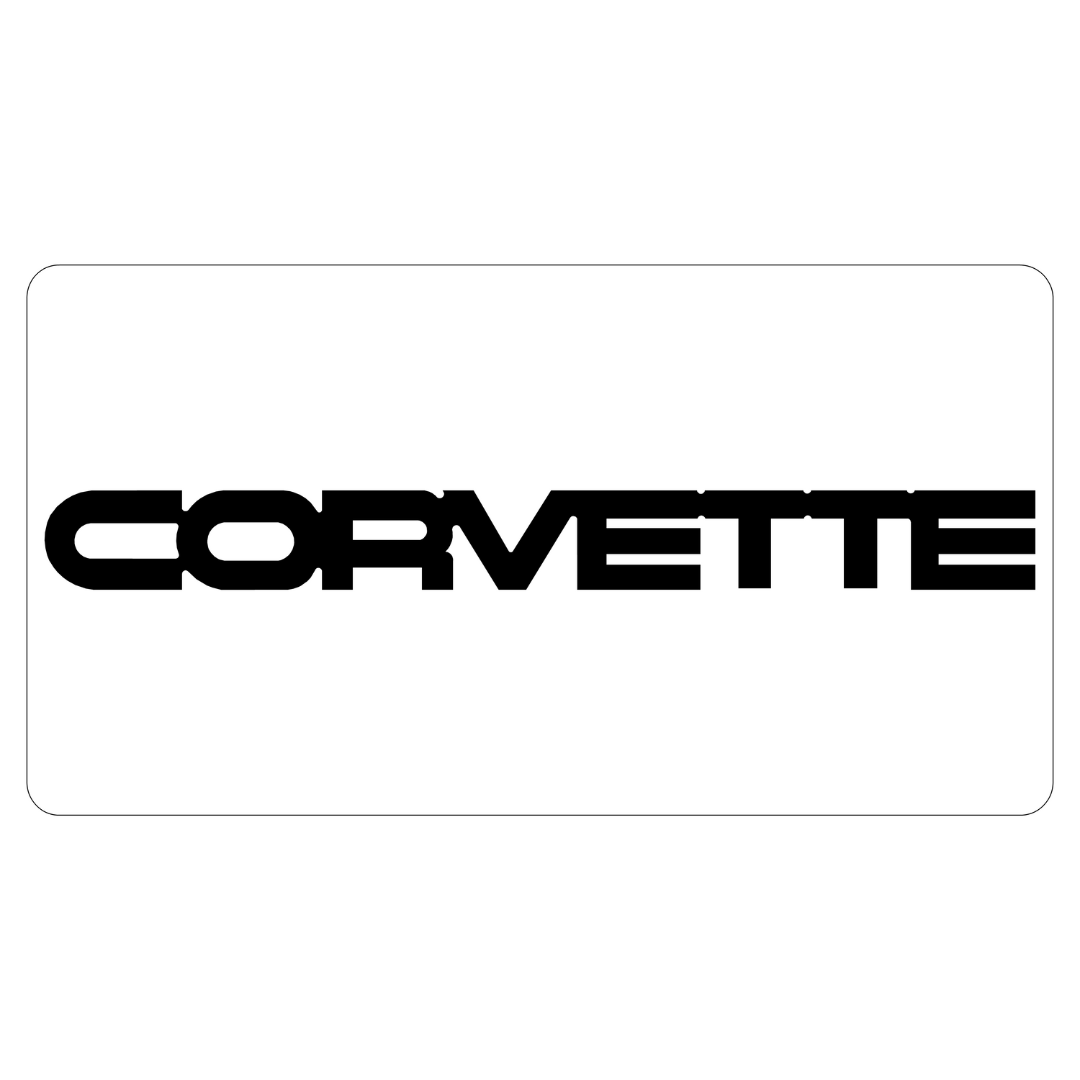 1984-1990 Chevrolet Corvette C4 Rear Letters