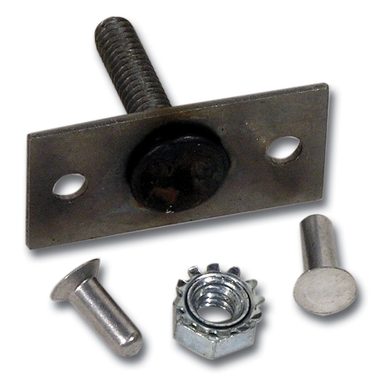 1963-1967 Corvette Bolt Plate, Nut & Rivet Set. W/Air Conditioning - CA-42306-Corvette-Store-Online