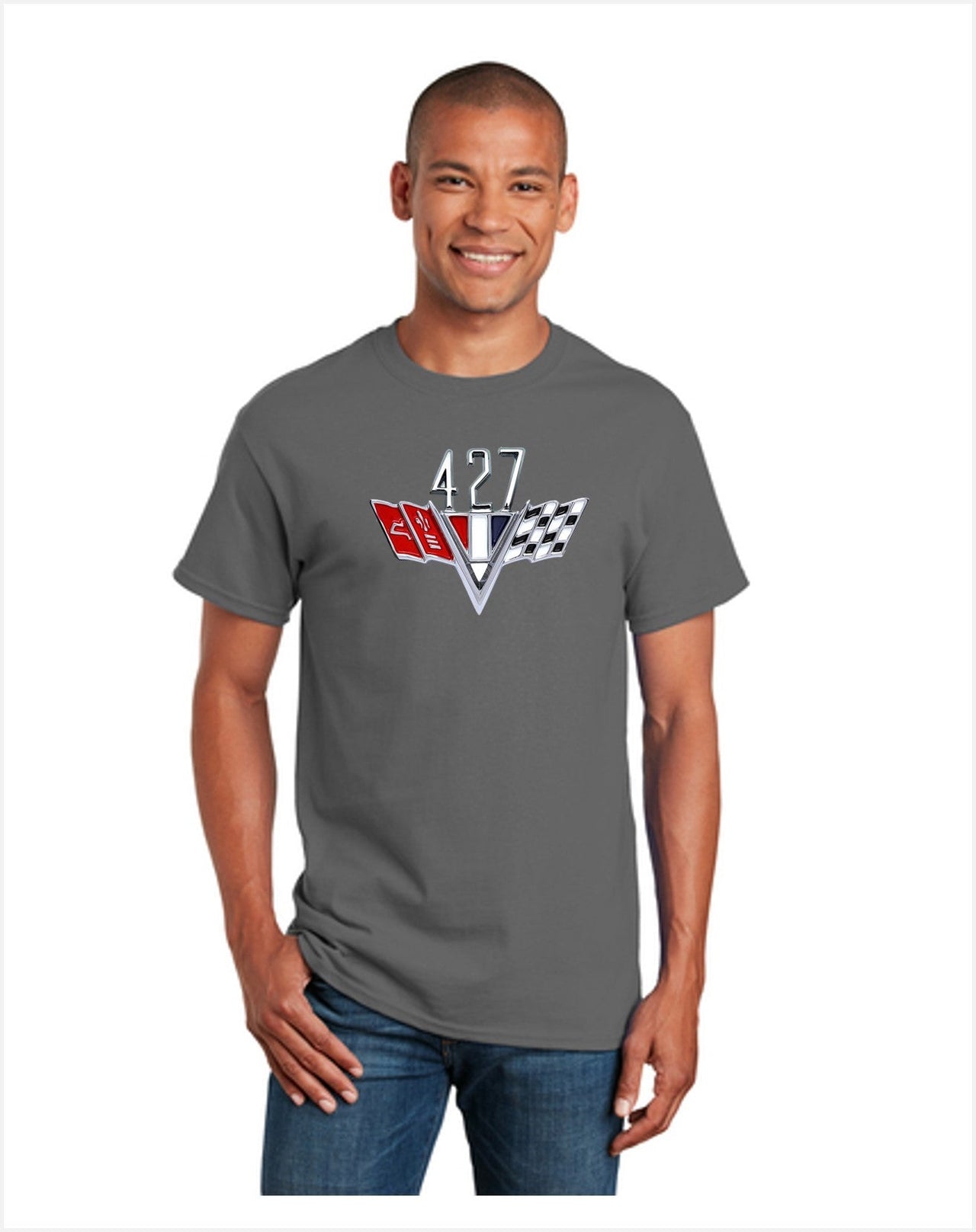 Chevrolet 427 Cross Flags T-shirt