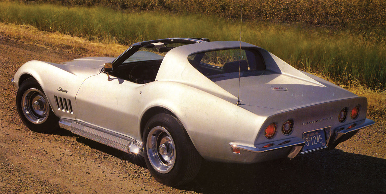 1968-1974 Corvette Side Exhaust Kit - Loud - GM Style Covers - Aluminized Pipes - SBC - CA-58001-Corvette-Store-Online