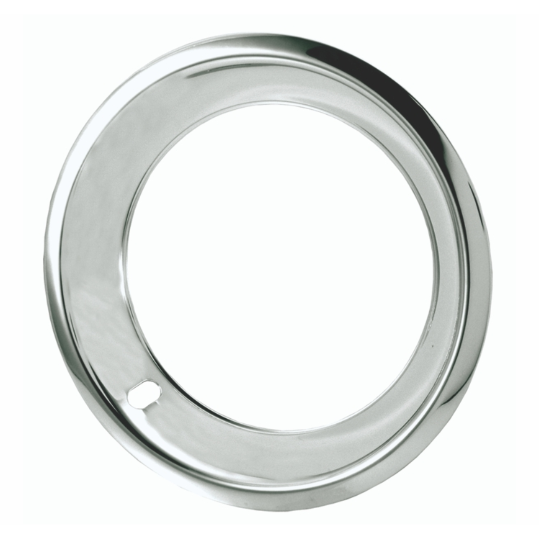 C3  1969-1982 Chevrolet Corvette 15" Deep Dish Triple Chrome Plated Stainless Trim Ring Set 3.25" Wide