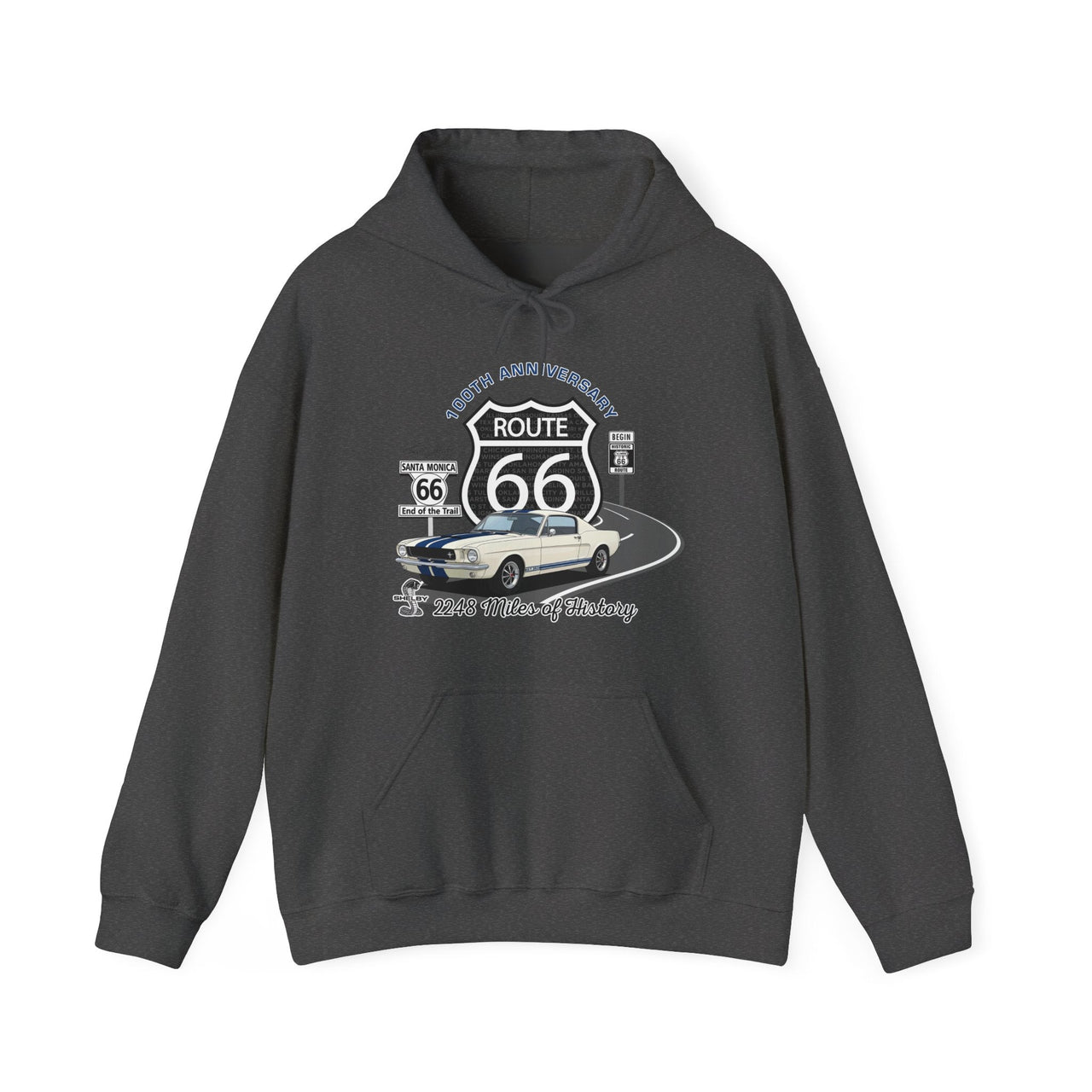 Shelby GT350 Route 66 100th Anniversary Hooded Sweatshirt