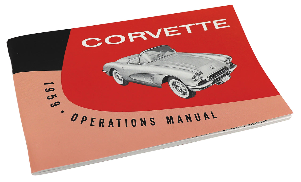 1959-1959 Corvette Owners Manual Corvette - CA-470859-Corvette-Store-Online