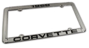1968-1968 Corvette License Plate Frame Corvette Chrome - CA-471068-Corvette-Store-Online