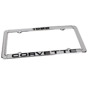 1982-1982 Corvette License Plate Frame Corvette Chrome - CA-471082-Corvette-Store-Online