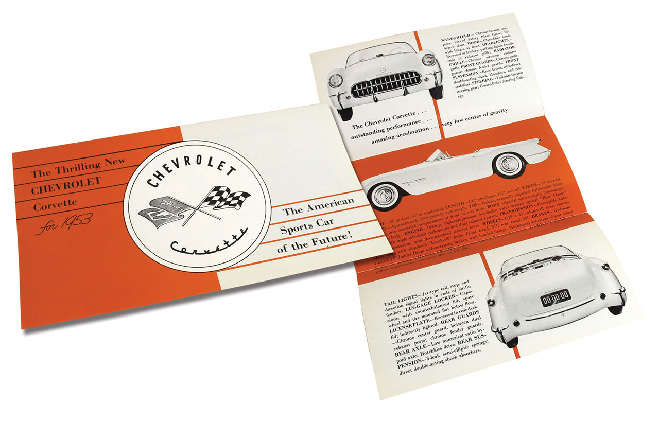 1953-1953 Corvette Sales Brochure Corvette - CA-471153-Corvette-Store-Online