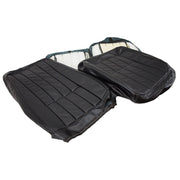 1968-1968 Corvette Driver Leather Seat Covers Black - CA-480520-Corvette-Store-Online