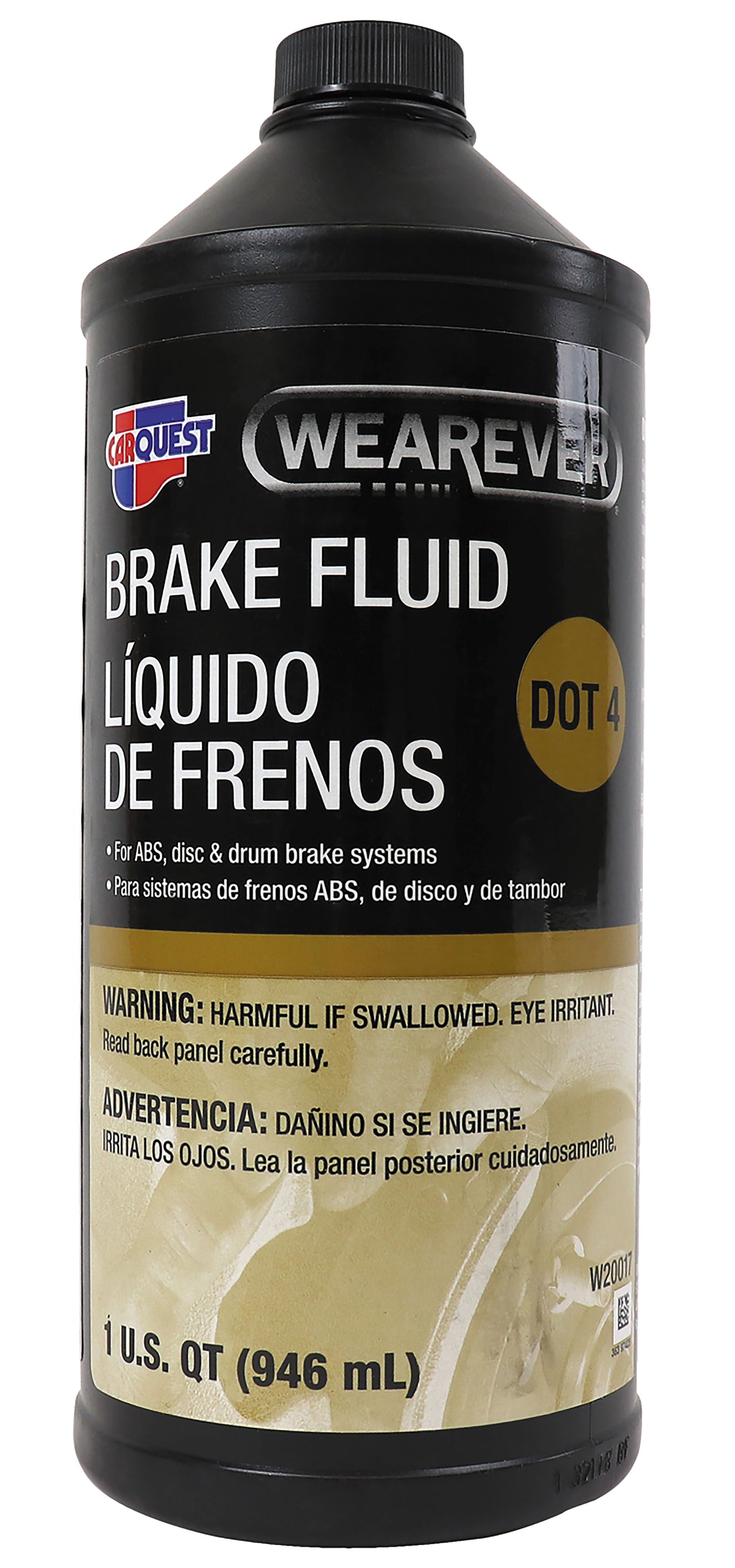 1953-2020 Corvette Brake Fluid DOT 4 Quart - CA-48172-Corvette-Store-Online