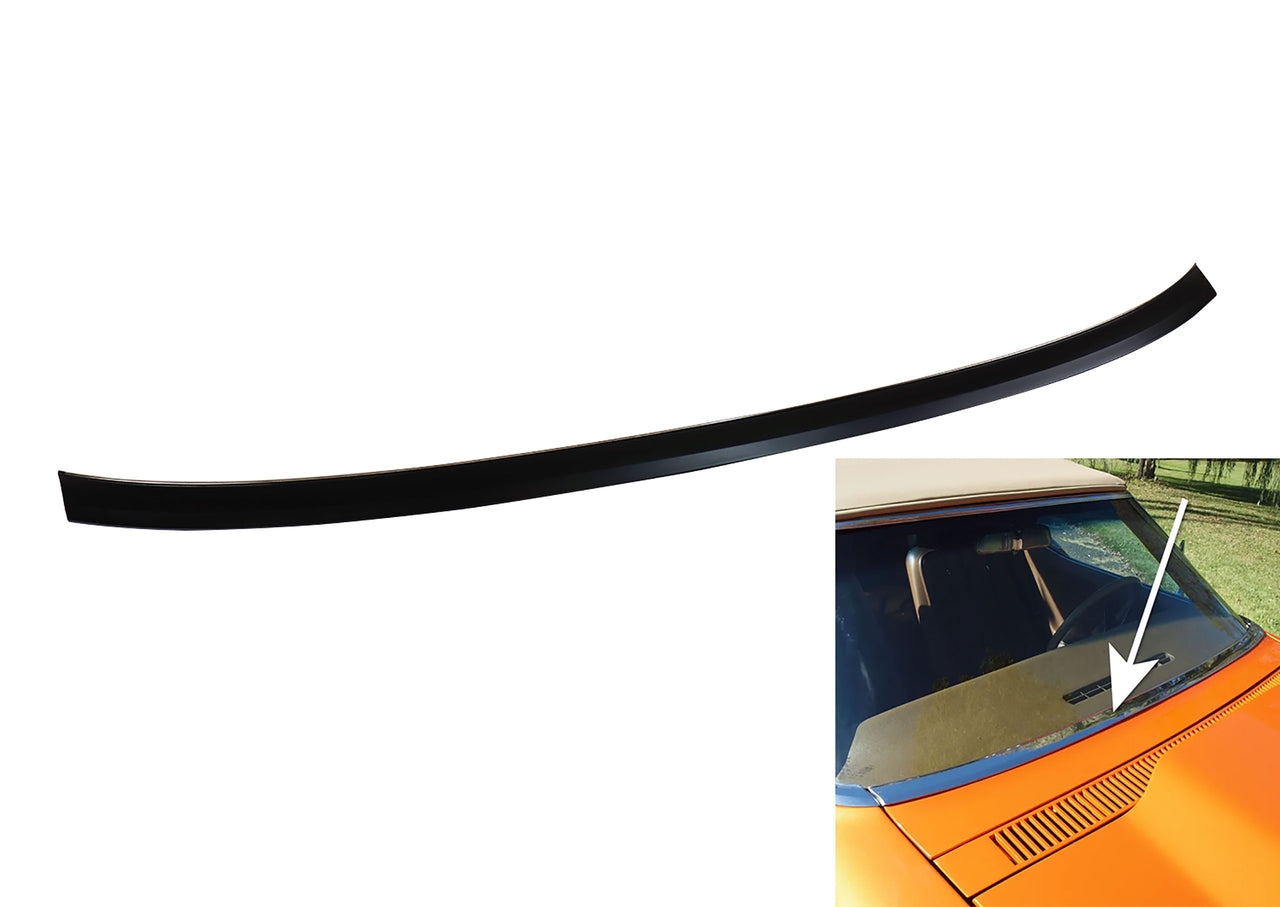 1969-1972 Corvette Windshield Wiper Door Stainless Steel Molding In Primer - CA-49196-Corvette-Store-Online