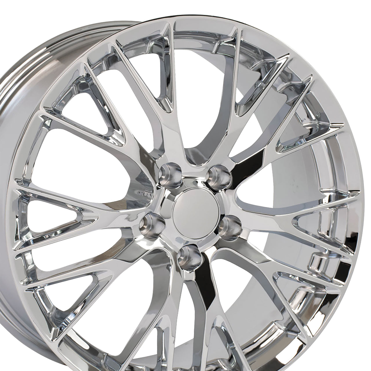 1988-2004 Corvette C7 Z06 Style Chrome Wheel 17x85 56mm Offset - CA-49231-Corvette-Store-Online