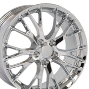 1988-2004 Corvette C7 Z06 Style Chrome Wheel 17x85 56mm Offset - CA-49231-Corvette-Store-Online