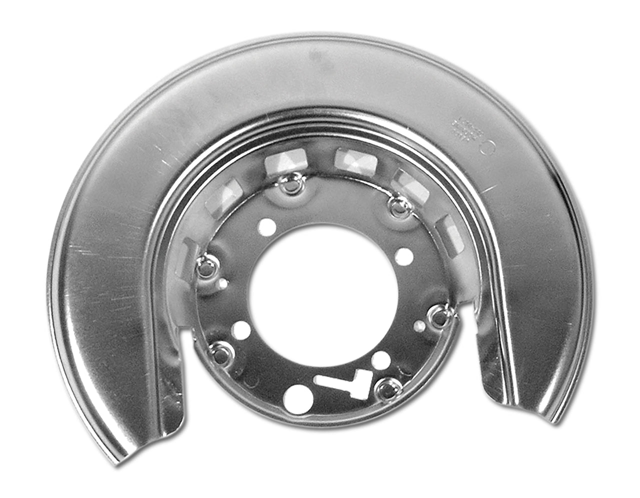 1965-1975 Corvette Rear Backing Shield Silver LH - Reproduction - CA-49580-Corvette-Store-Online