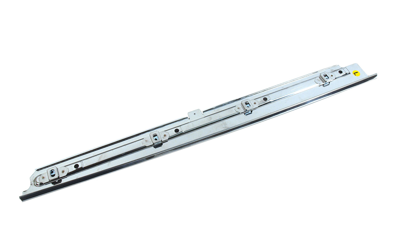 1977-1977 Corvette T-Top Stainless Steel Side Molding - Left 77L - CA-49639-Corvette-Store-Online