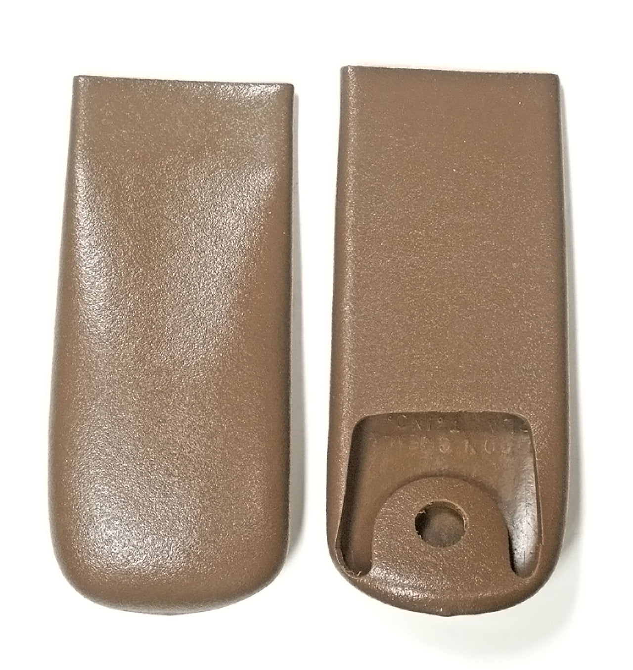 1966-1967 Corvette Shoulder Harness End Covers Medium Saddle - CA-49942-Corvette-Store-Online