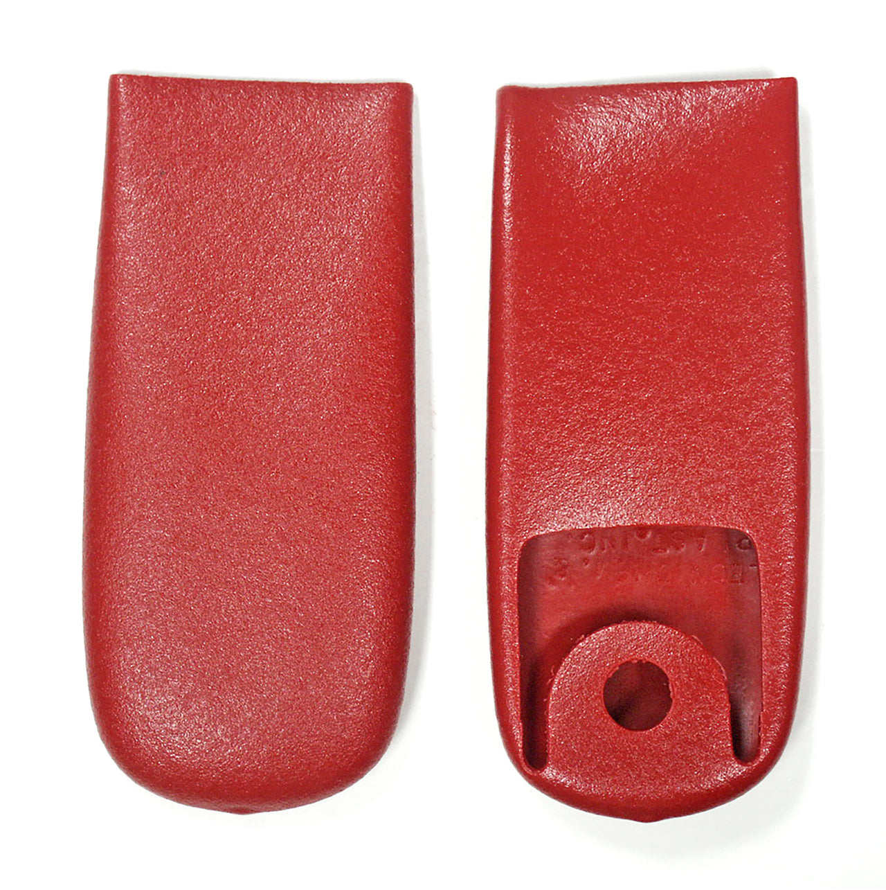 1966-1967 Corvette Shoulder Harness End Covers Red - CA-49943-Corvette-Store-Online