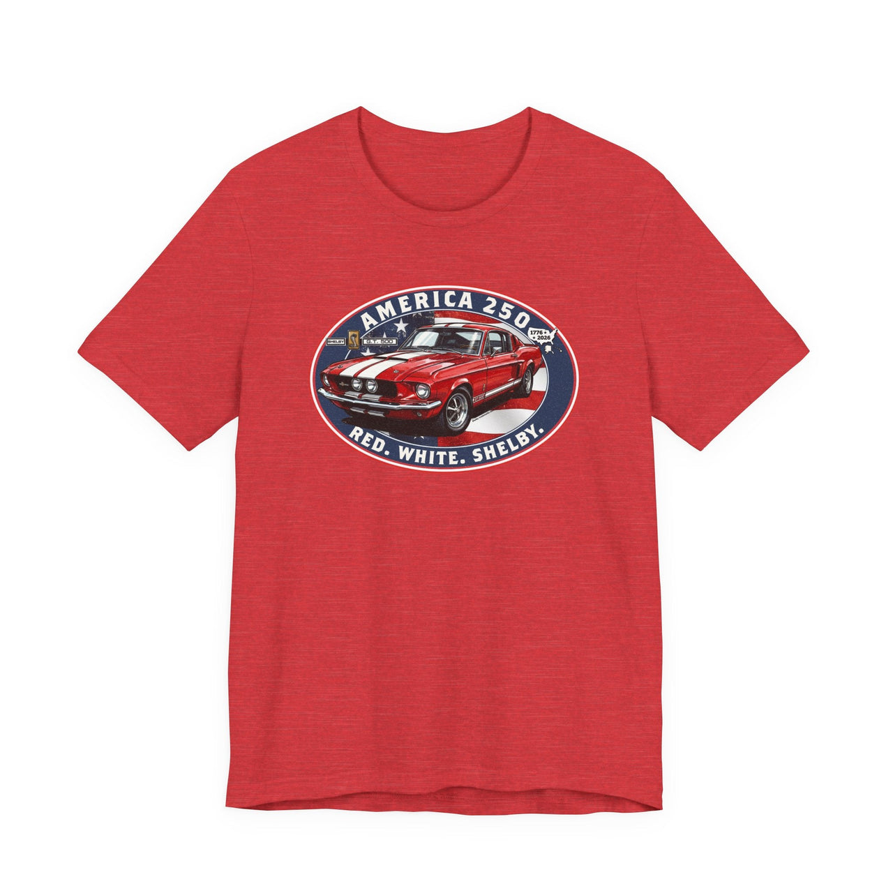 Shelby America 250 "250 Years of Freedom" Premium GT500 Oval Short-Sleeve Tee