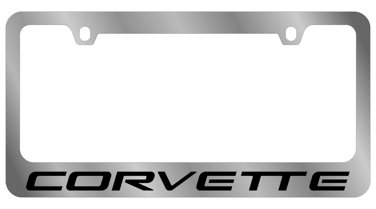 C5 Corvette Chrome License Plate Frame